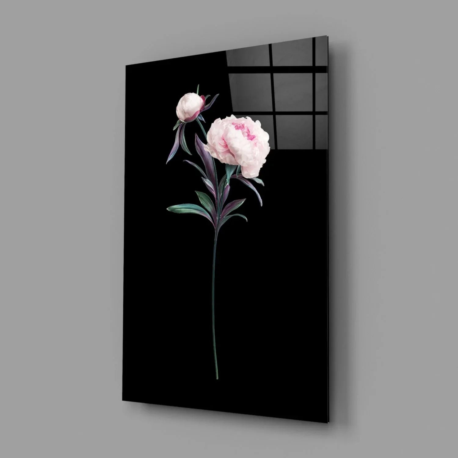 Flower Glass Wall Art - LUXARTDECO
