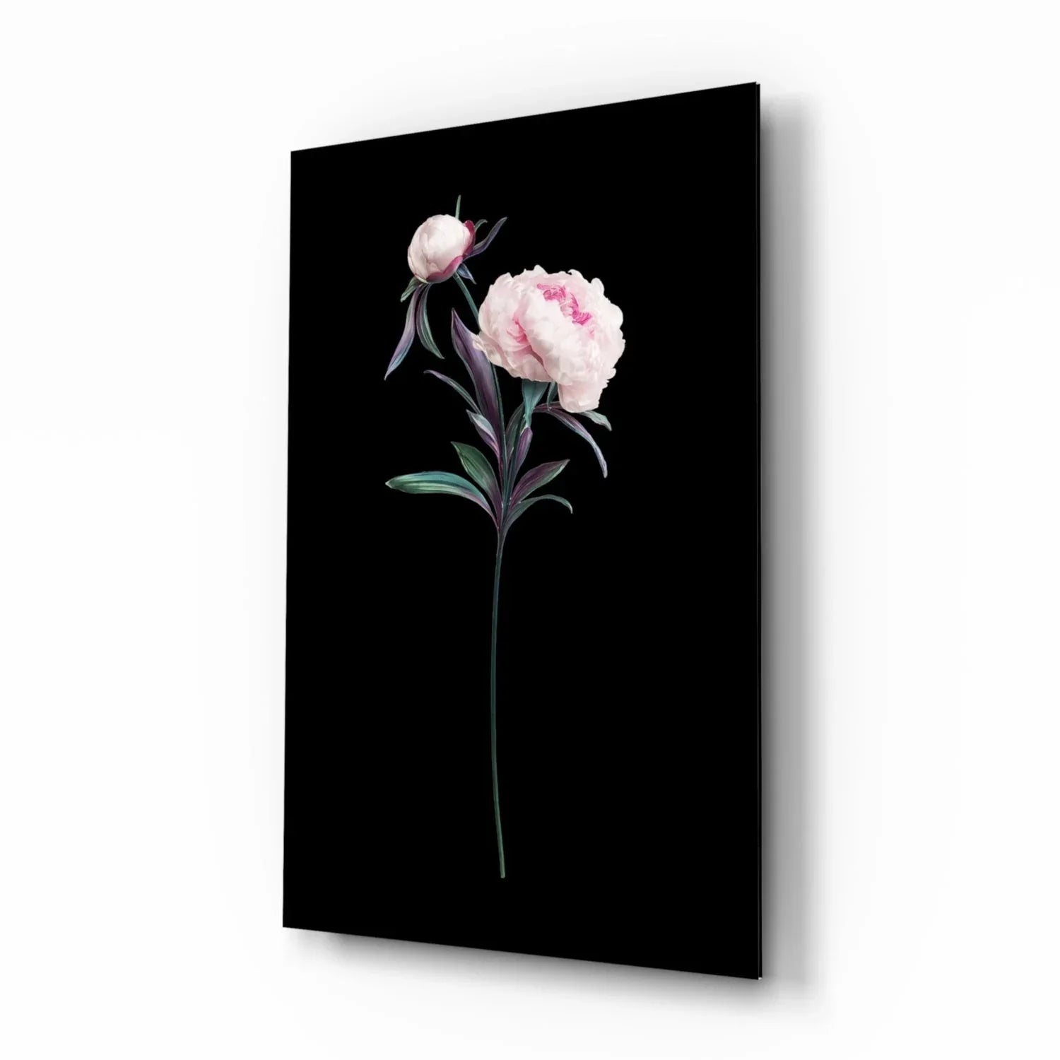 Flower Glass Wall Art - LUXARTDECO