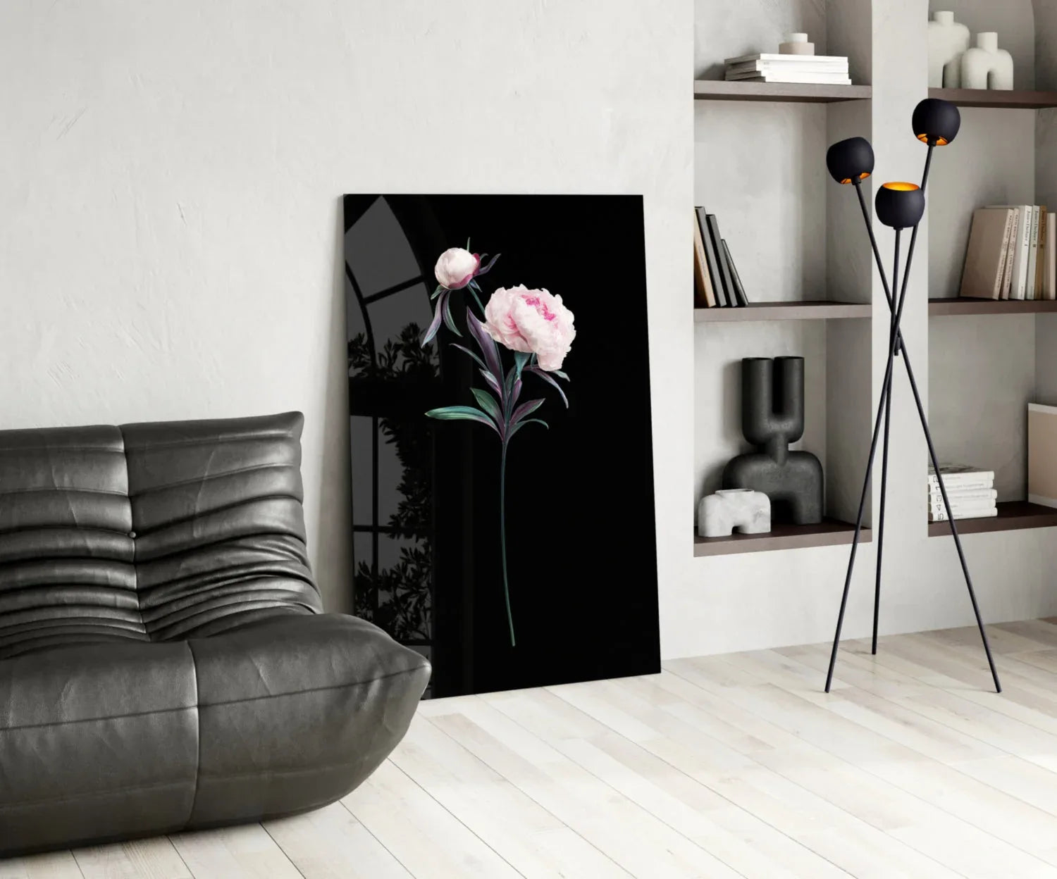 Flower Glass Wall Art - LUXARTDECO