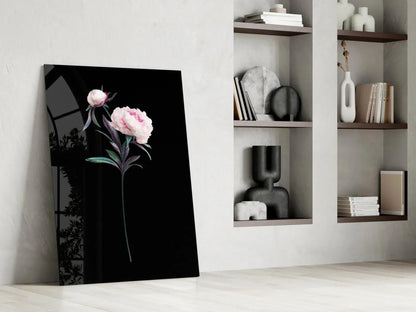 Flower Glass Wall Art - LUXARTDECO