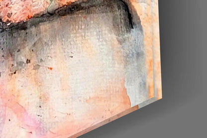 Abstract Woman Glass Wall Art - LUXARTDECO