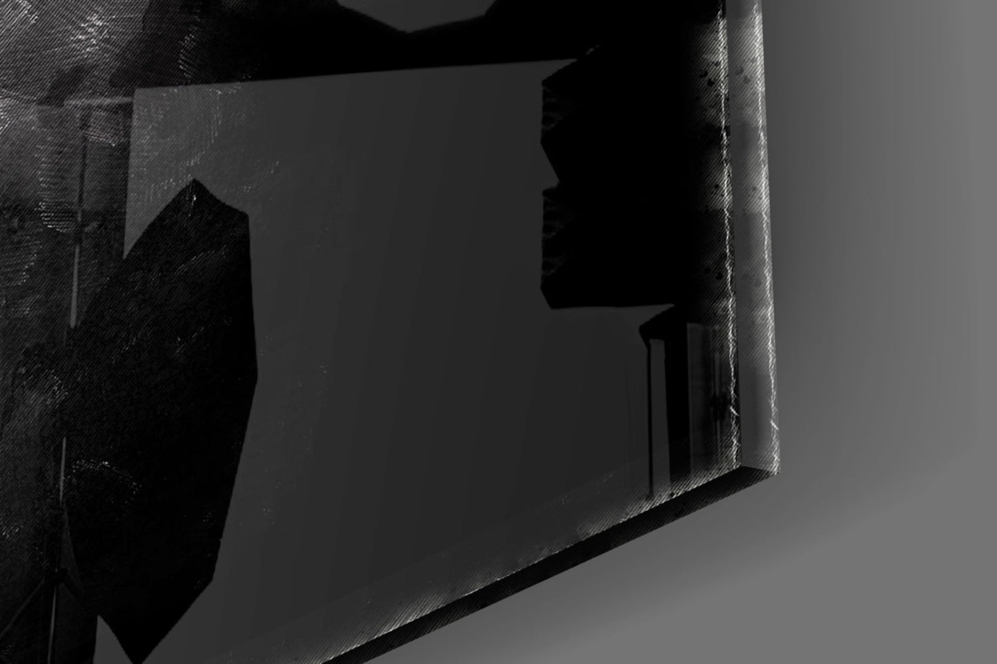 African Woman Portrait Glass Wall Art