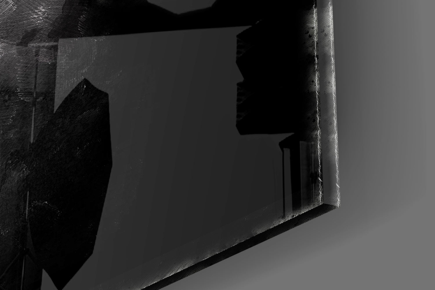 African Woman Portrait Glass Wall Art