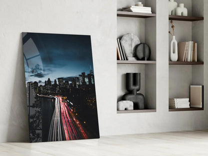 City Landscape Glass Wall Art - LUXARTDECO
