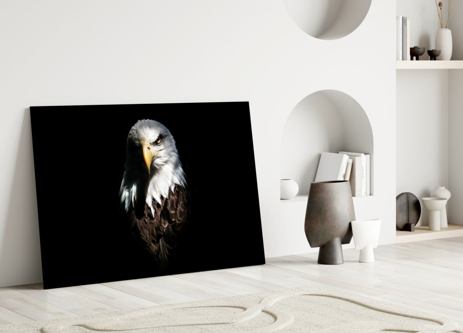 Eagle Glass Wall Art