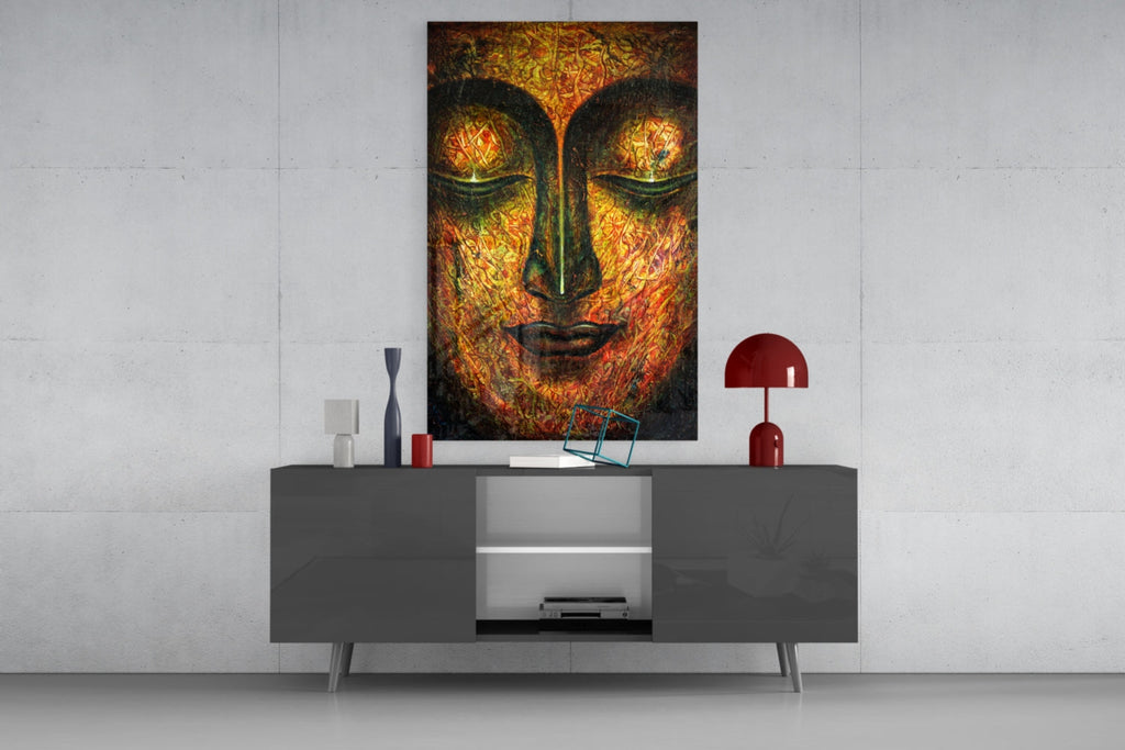 Sculpture Glass Wall Art