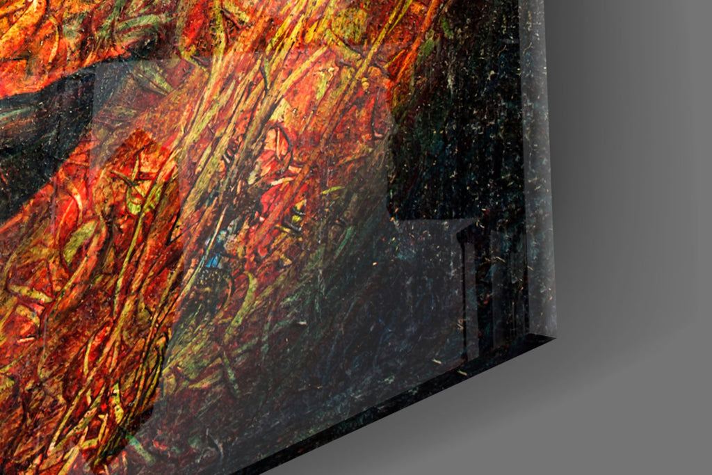 Sculpture Glass Wall Art