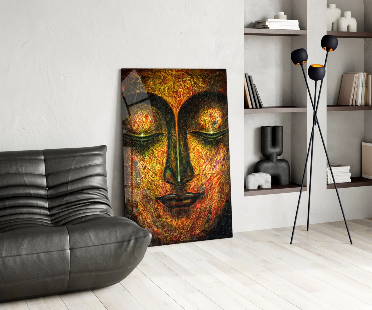 Sculpture Glass Wall Art