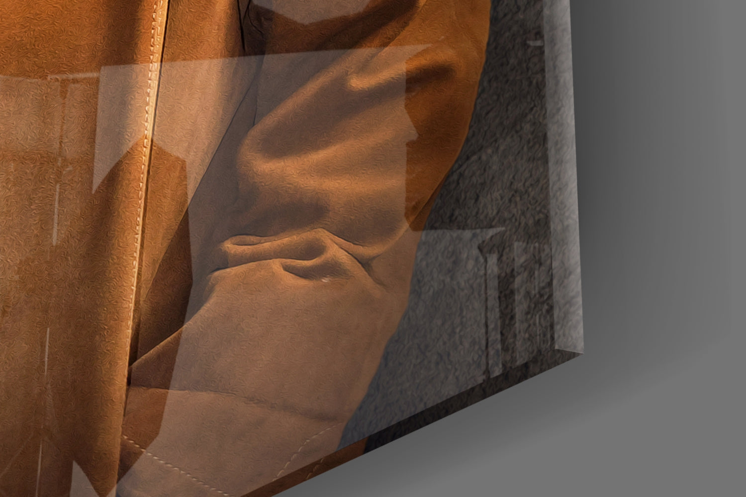 Tiger Head Glass Wall Art