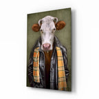 Ox Head Glass Wall Art - LUXARTDECO