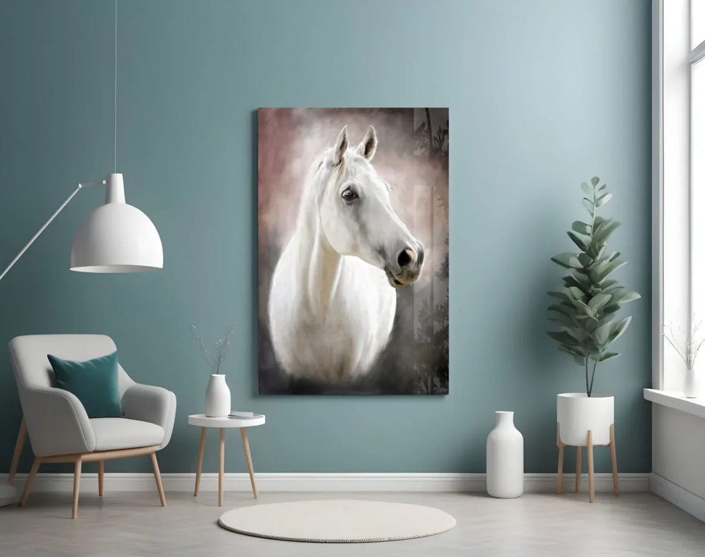 Horse Glass Wall Art - LUXARTDECO