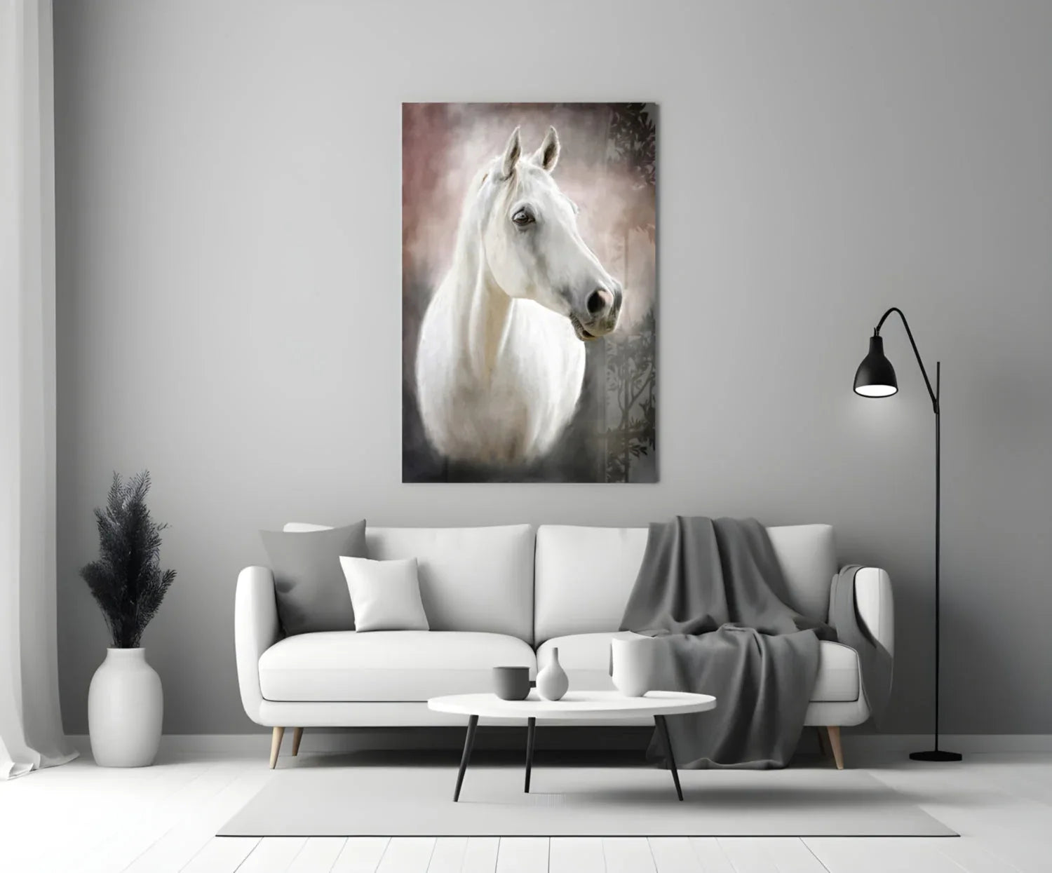 Horse Glass Wall Art - LUXARTDECO
