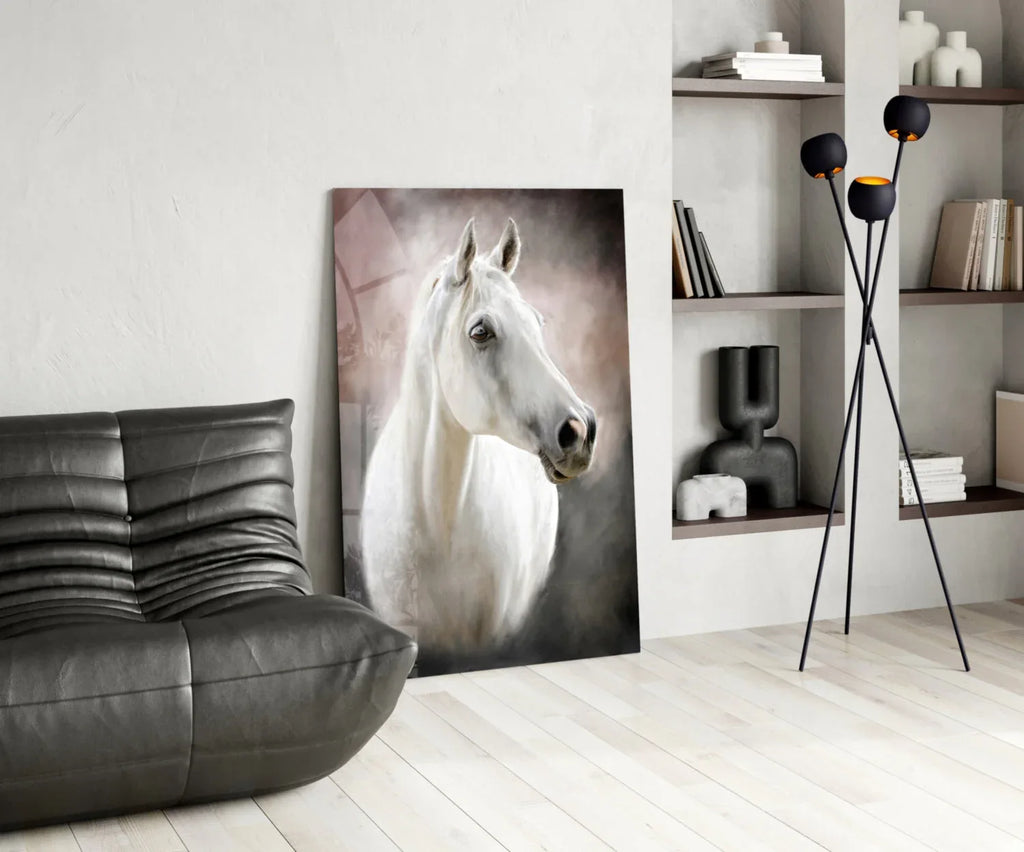 Horse Glass Wall Art - LUXARTDECO