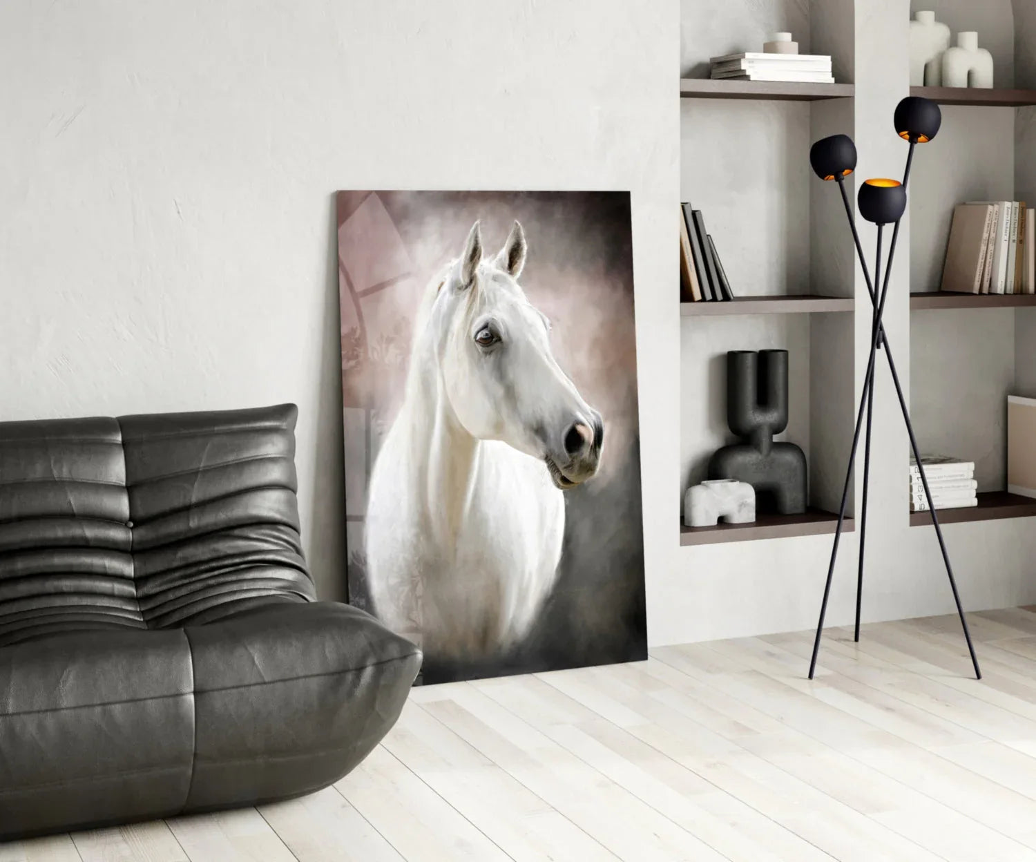 Horse Glass Wall Art - LUXARTDECO
