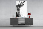 Deer Glass Wall Art - LUXARTDECO