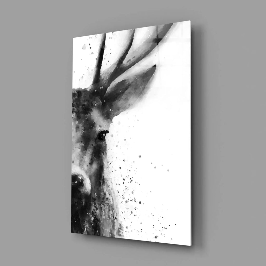 Deer Glass Wall Art - LUXARTDECO