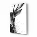 Deer Glass Wall Art - LUXARTDECO
