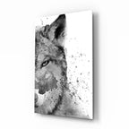 Wolf Glass Wall Art - LUXARTDECO