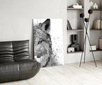 Wolf Glass Wall Art - LUXARTDECO