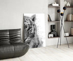 Tiger Glass Wall Art - LUXARTDECO