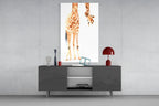 Giraffe Glass Wall Art - LUXARTDECO