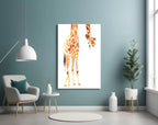 Giraffe Glass Wall Art - LUXARTDECO