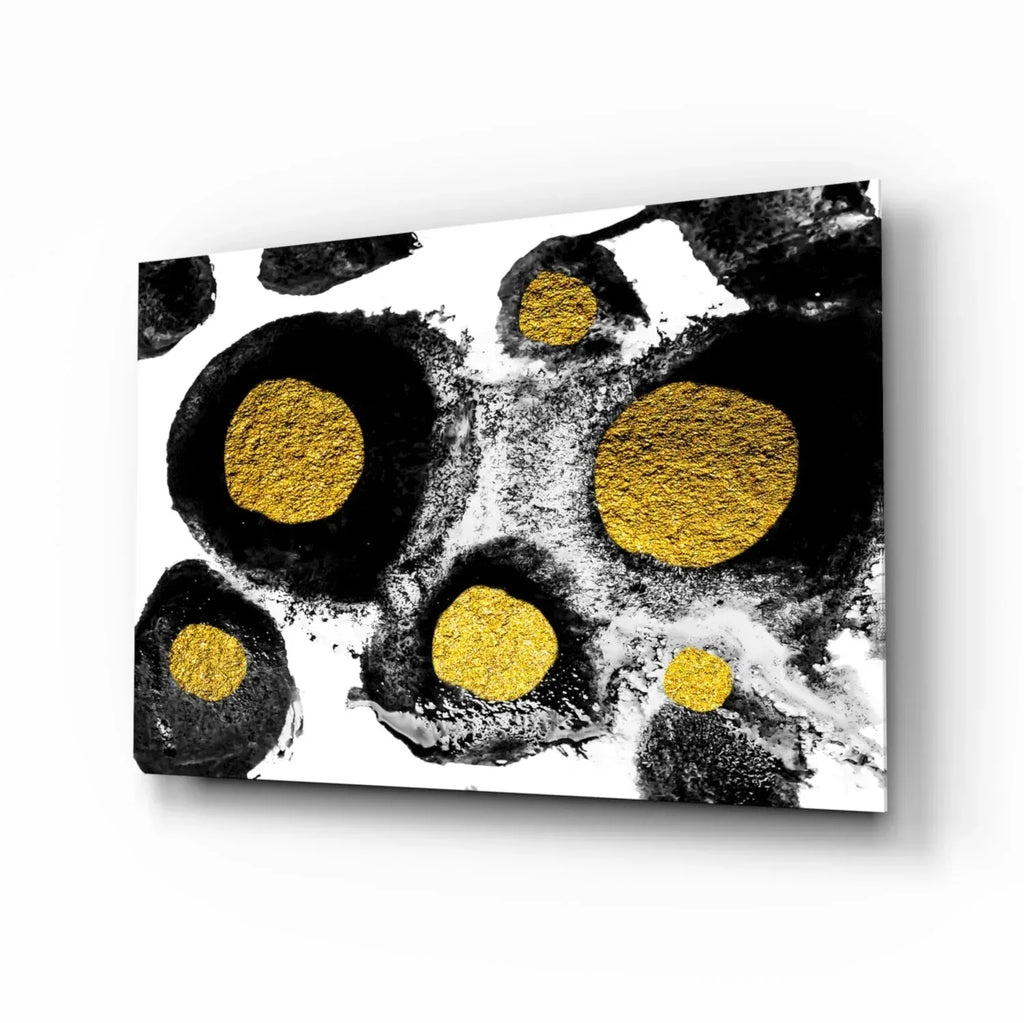 Abstract Colors Glass Wall Art - LUXARTDECO