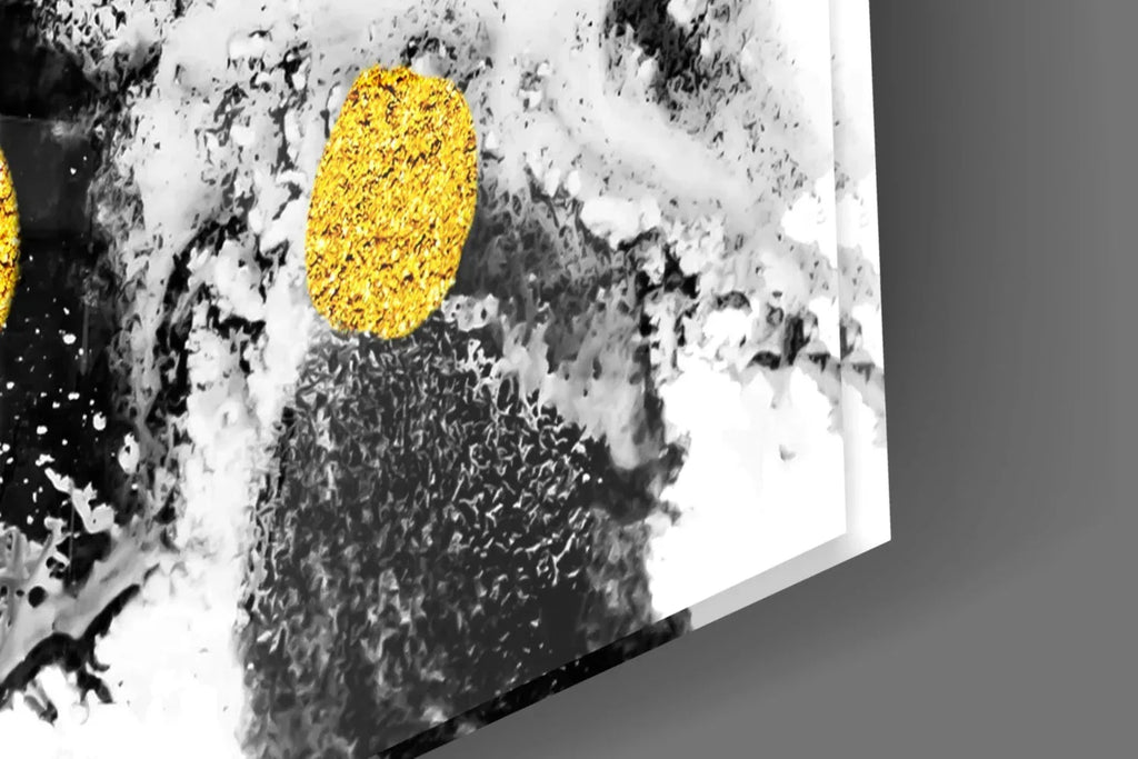 Abstract Colors Glass Wall Art - LUXARTDECO