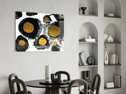 Abstract Colors Glass Wall Art - LUXARTDECO