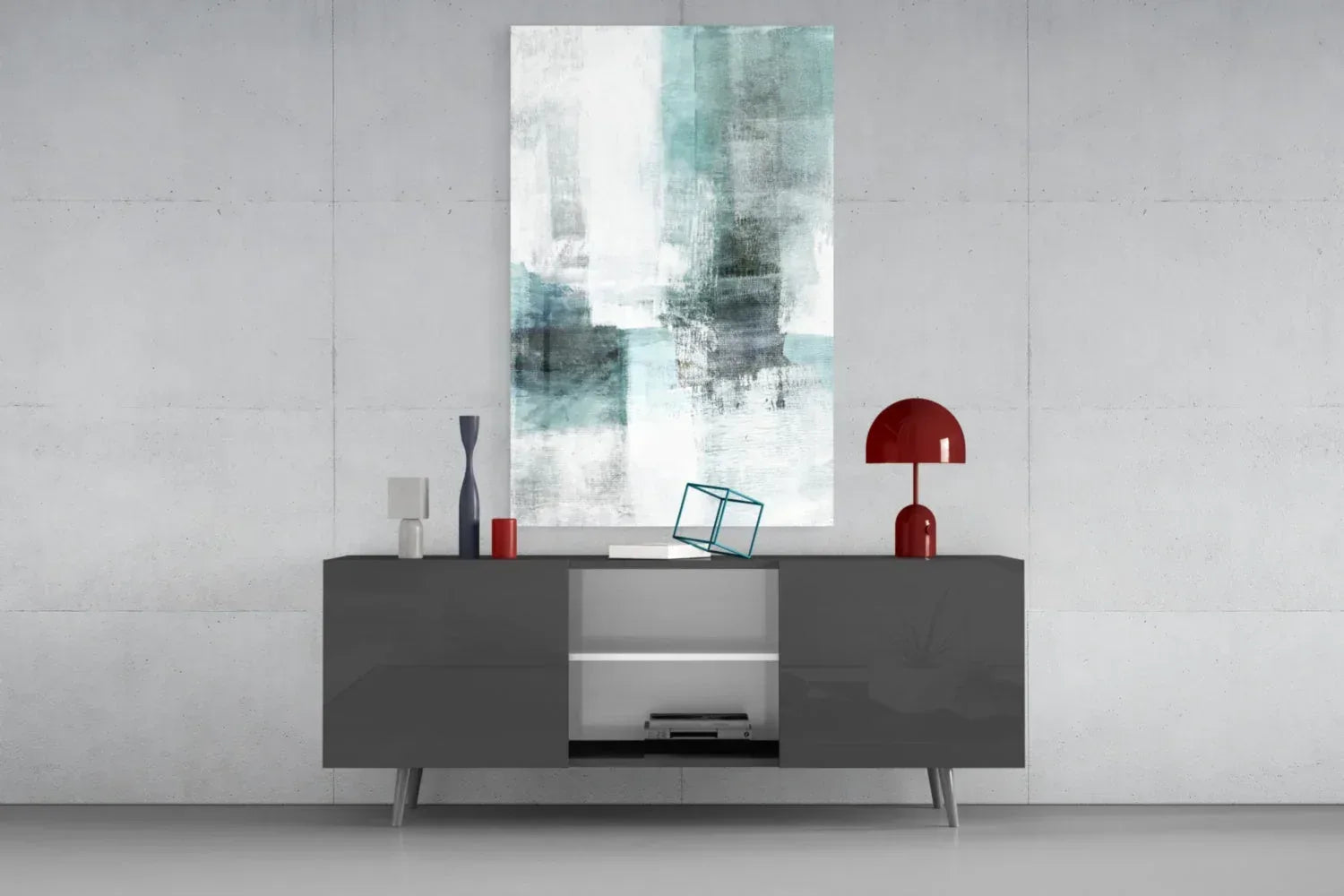 Abstract Glass Wall Art - LUXARTDECO