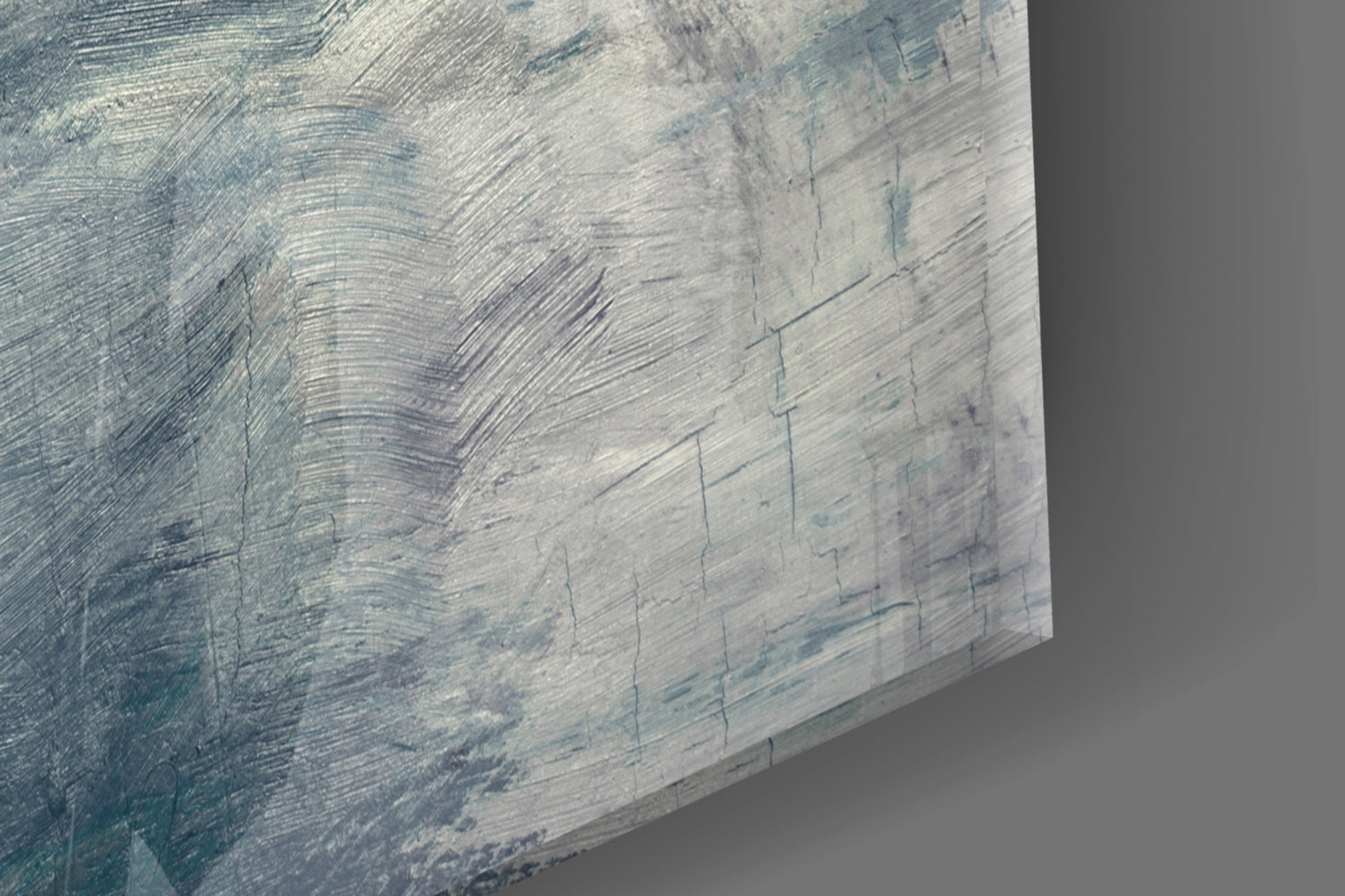 Abstract Colors Glass Wall Art