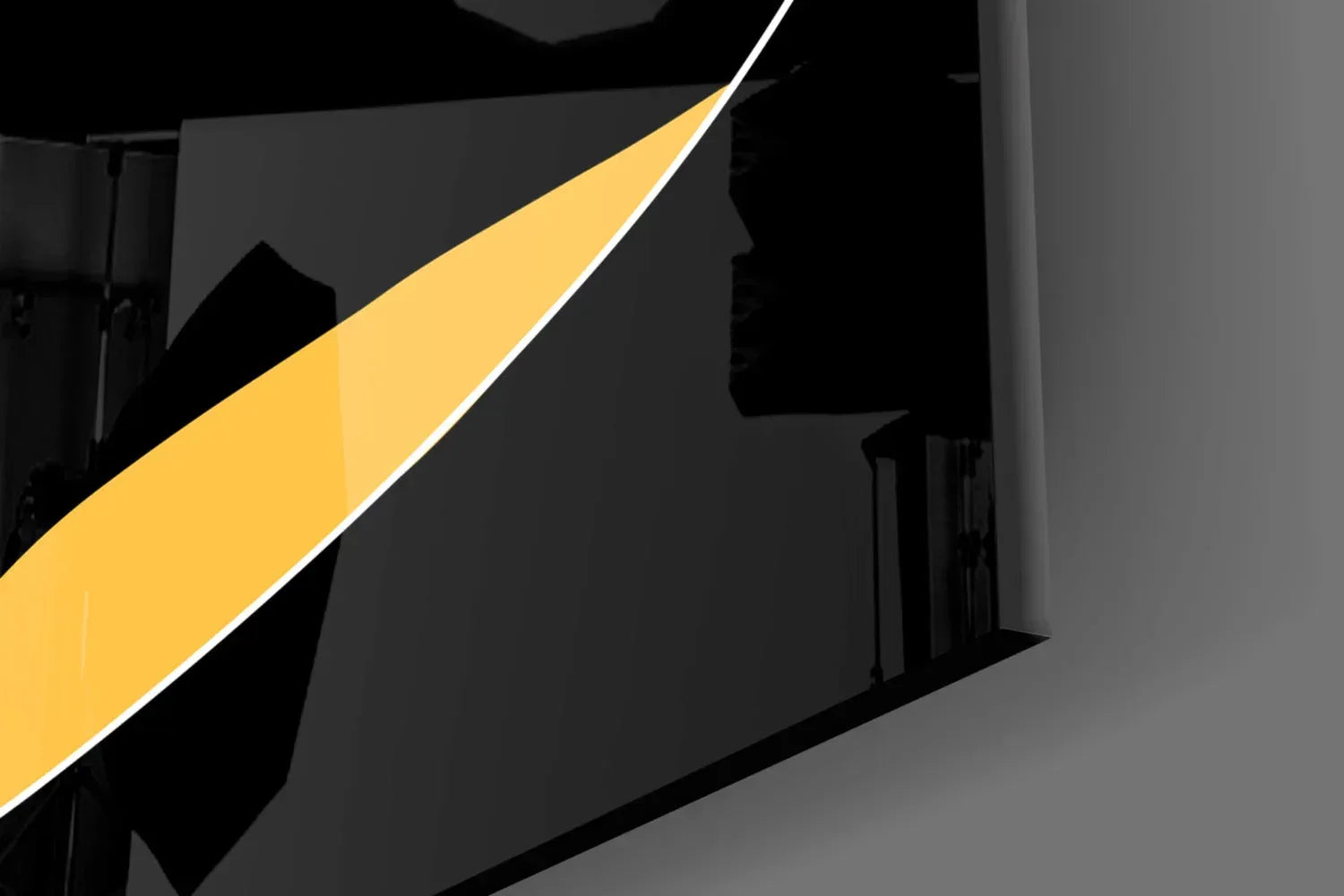 Abstract Colorful Portrait Glass Wall Art - LUXARTDECO