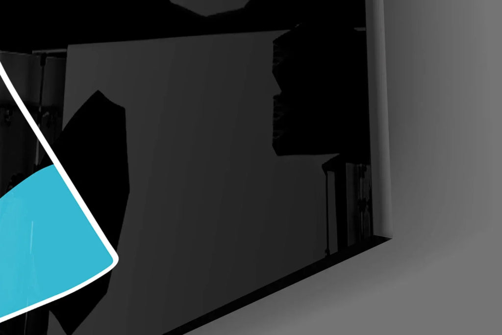 Abstract Colorful Portrait Glass Wall Art - LUXARTDECO