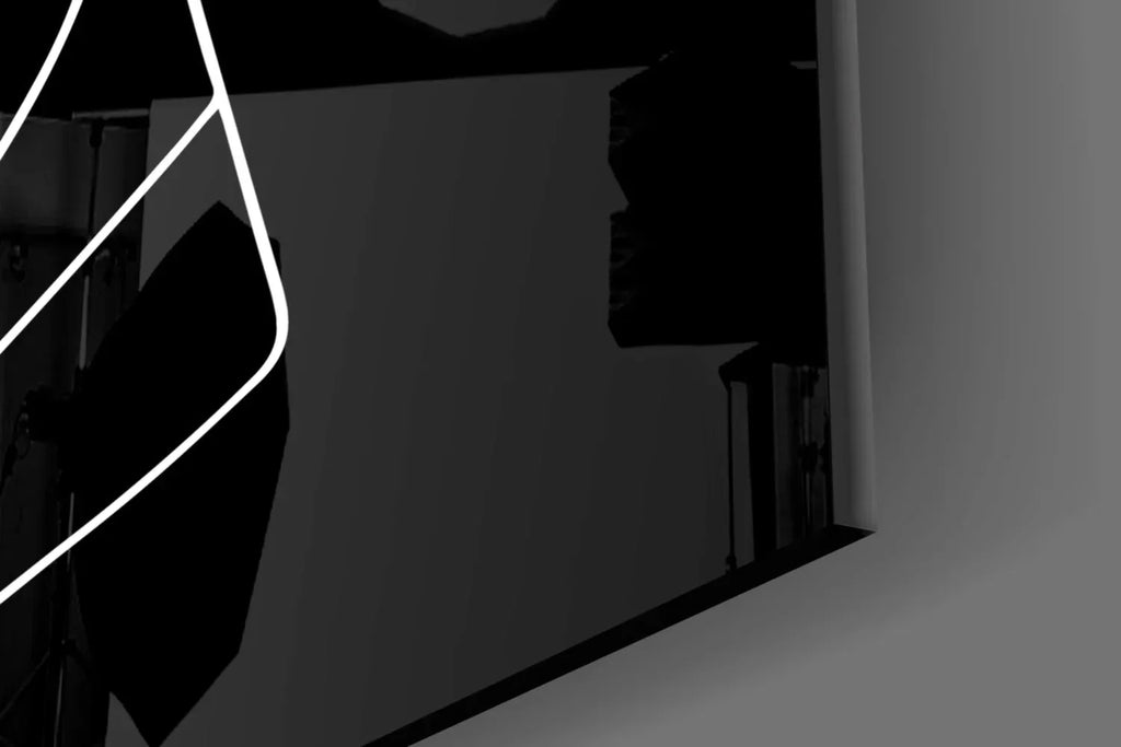 Abstract Colorful Portrait Glass Wall Art - LUXARTDECO