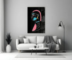 Abstract Colorful Portrait Glass Wall Art - LUXARTDECO