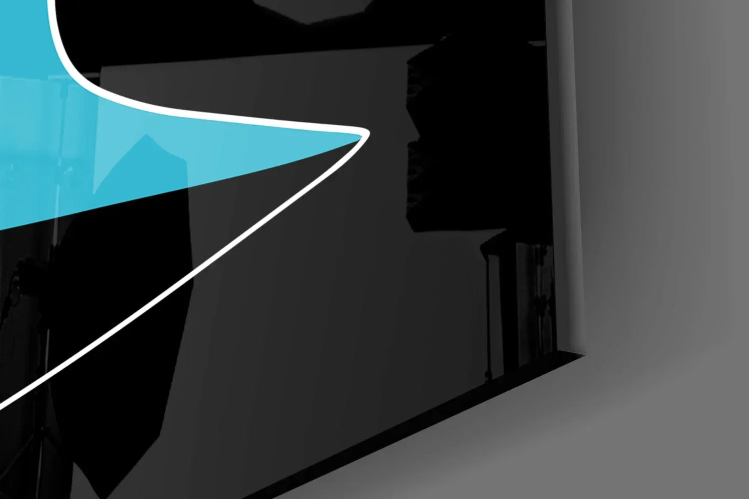 Abstract Colorful Portrait Glass Wall Art - LUXARTDECO