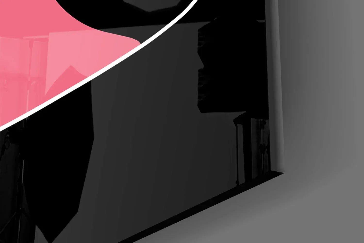 Abstract Colorful Portrait Glass Wall Art - LUXARTDECO