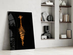 Giraffe Glass Wall Art - LUXARTDECO