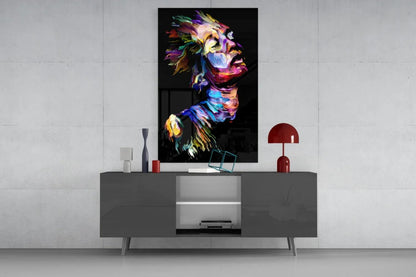 Effect Woman Glass Wall Art - LUXARTDECO