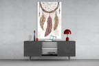 Dreamcatcher Glass Wall Art