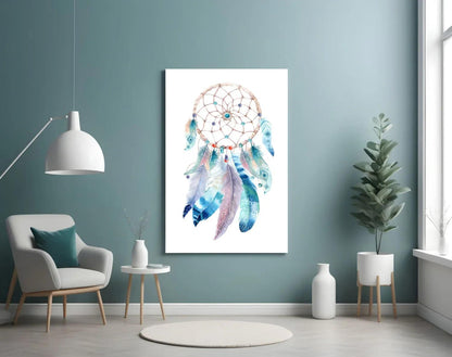 Dreamcatcher Glass Wall Art - LUXARTDECO