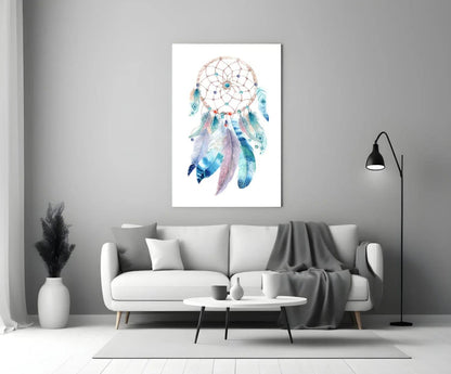 Dreamcatcher Glass Wall Art - LUXARTDECO