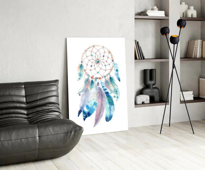 Dreamcatcher Glass Wall Art - LUXARTDECO