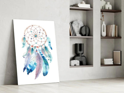 Dreamcatcher Glass Wall Art - LUXARTDECO