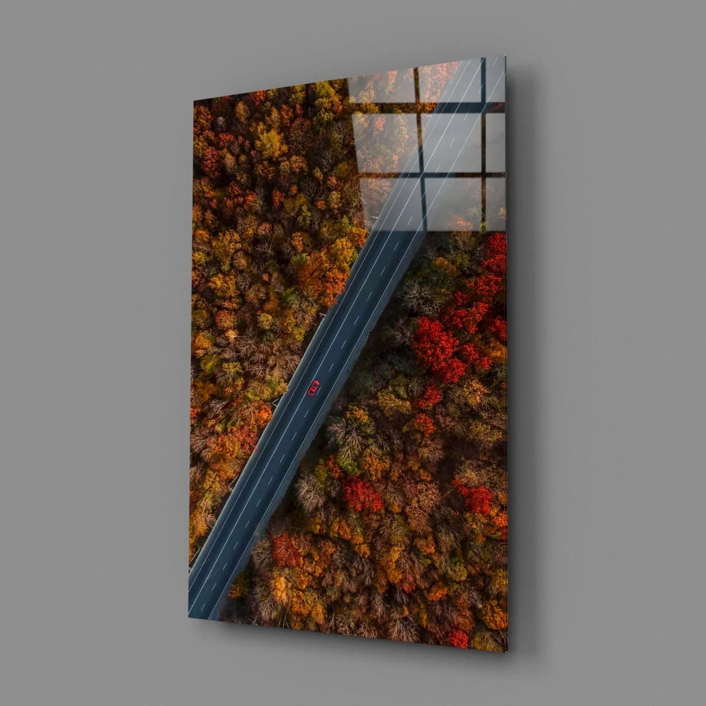 Autumn Glass Wall Art - LUXARTDECO