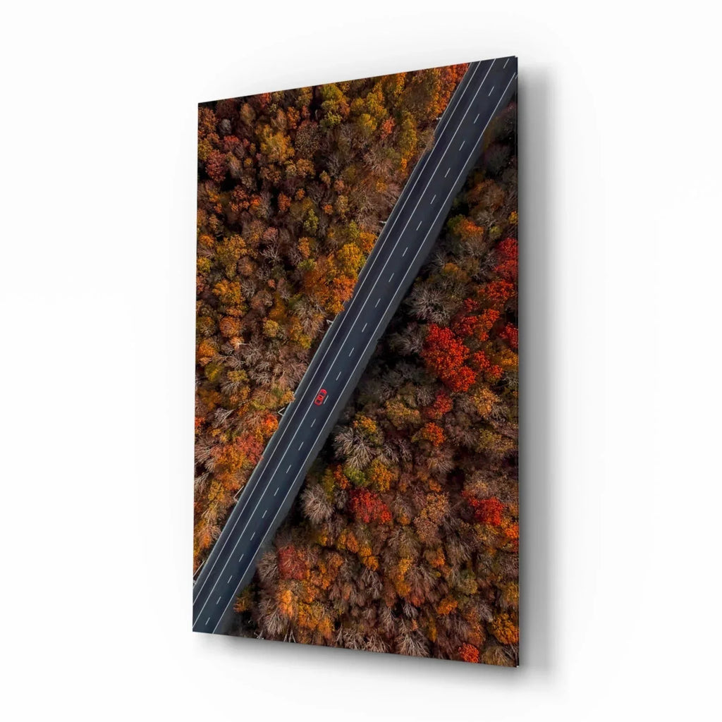 Autumn Glass Wall Art - LUXARTDECO