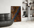 Autumn Glass Wall Art - LUXARTDECO