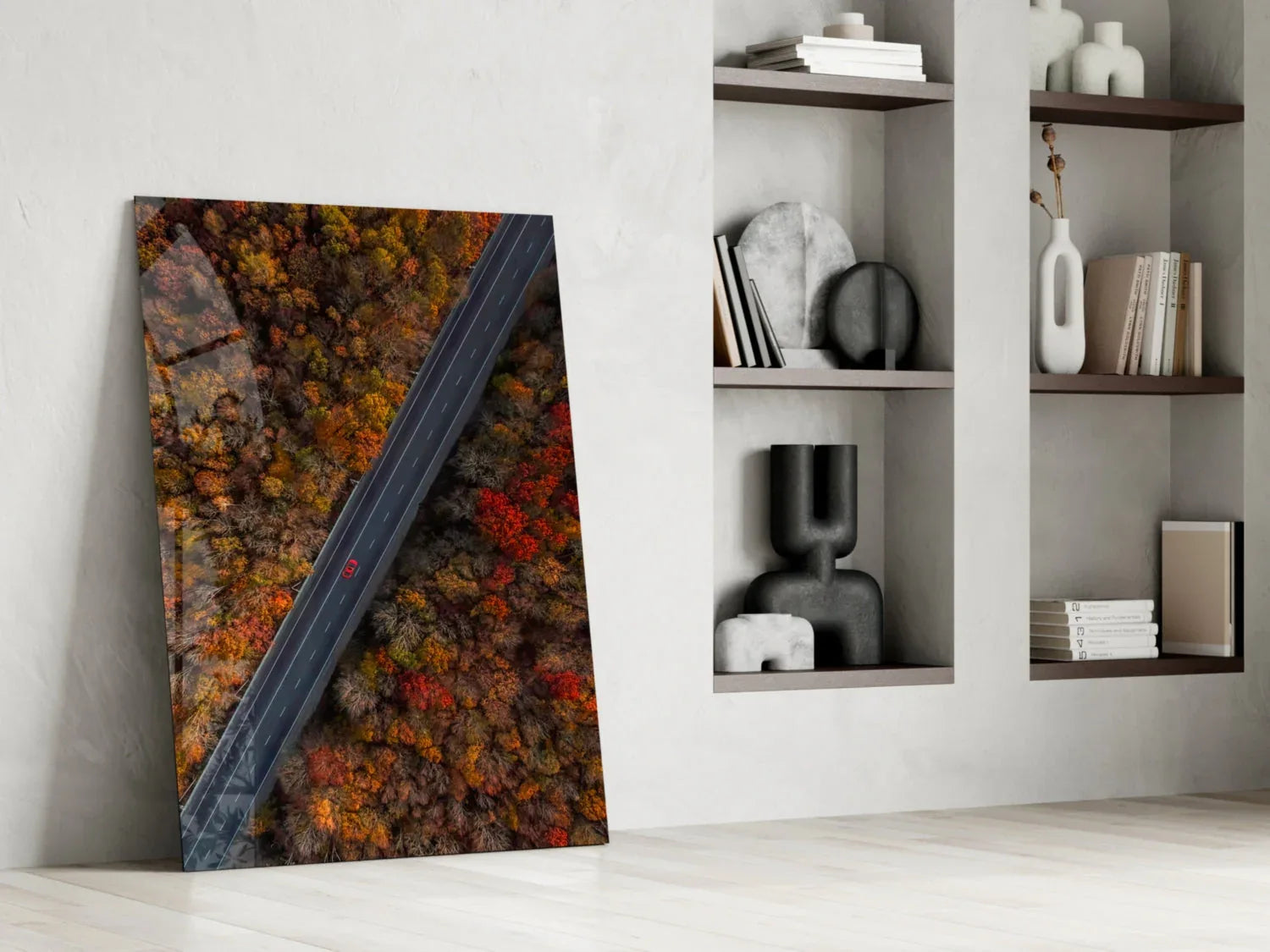 Autumn Glass Wall Art - LUXARTDECO