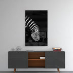 Zebra Glass Wall Art - LUXARTDECO