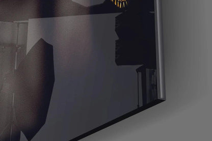 Gold Woman Glass Wall Art - LUXARTDECO